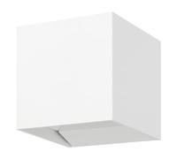 Eglo Luce a LED per esterni Calpino 3, lampada a muro con illuminazione sopra e sotto, in metallo bianco, lampada esterna, luce bianca calda, IP54