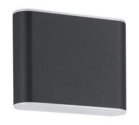 Eglo Luce a LED per esterni Grutti, lampada a muro con illuminazione sopra