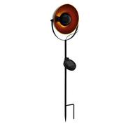 Eglo Luce solare a LED Z_SOLAR nero nero arancione L: 10 cm B: 12 cm H: 61 cm