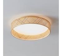 EGLO Luppineria in rete di bambù Plafoniera LED Ø 38cm EGLO