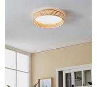 EGLO Luppineria in rete di bambù Plafoniera LED Ø 38cm EGLO