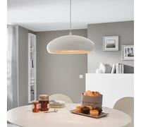 Lampadario Contemporaneo Mogano 1 Luce Acciaio Bianco E Rame