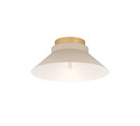 Plafoniera Minimal Moharras Legno Marrone 1 Luce E27