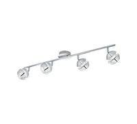 EGLO NOCITO 1 - Faretto in acciaio, 3,3 W, cromato, bianco