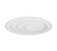 Eglo Palagiano 1 - Plafoniera LED, lampada da soffitto rotonda, in metallo e plastica in bianco, colore luce bianco neutro, Ø 48 cm