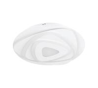 Plafoniera Contemporanea Palagiano Acciaio Bianco Luce Led Integrato 14,7W