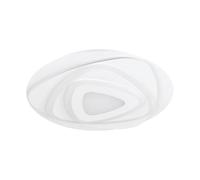Plafoniera Contemporanea Palagiano Acciaio Bianco Luce Led Integrato 21W
