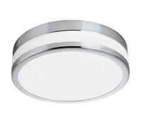 Eglo Palermo - lampada da soffitto a LED, 1 luce, materiale acciaio, vetro