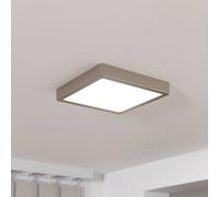 EGLO Pannello a LED a plafone Fueva 5 IP20 830 nichel 21x21cm EGLO