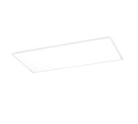 Eglo Pannello a LED Moradillo, lampada da soffitto piatta in metallo bianco
