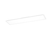 Eglo Pannello a LED Moradillo, lampada da soffitto piatta in metallo bianco