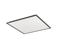 Eglo Pannello LED Smart-Home connect.z Moradillo-Z 60x60 cm ZigBee, opaco, controllo app e vocale Alexa, bianco caldo-freddo, RGB, dimmerabile, plafoniera nera