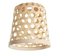 Eglo Paralume Capoliveri-E, accessori soggiorno boho per lampada a sospensione, da tavolo o da parete, legno naturale, Ø 16 cm