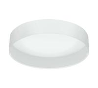 Eglo Pasteri LED Plafone 3 luci Ø32xH9 cm acciaio plast bianco Bianco