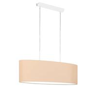 Eglo PASTERI-P - Lampada a sospensione, in acciaio, 60 W, colore: Bianco