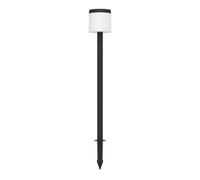 Luce Solare Picchetto Esterno Moderna Pantete Policarbonato Nero Led