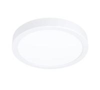 Plafoniera Contemporanea Da Esterno Argolis Tonda 2 Led Acciaio Bianco