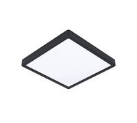 Plafoniera Moderna Fueva 5 In Acciaio Nero Led Integrato 20,5W 3000K Ip44