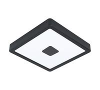 Plafoniera Contemporanea Da Esterno Iphias 2 Led Acciaio Nero