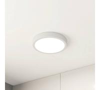 EGLO Plafoniera LED Fueva 5 IP44 3000K bianco Ø21cm EGLO