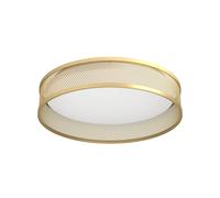 EGLO Plafoniera LED Luppineria intreccio acciaio ottone EGLO