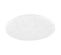 Eglo Plafoniera LED Rende, plafoniera rotonda con decoro