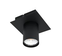Eglo Plafoniera Led Valcasotto, lampada da soffitto minimalista, faretto