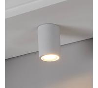 Eglo connect.z Carosso-Z Plafoniera LED, Smart Home, uso con ZigBee, app, controllo vocale Alexa, colore luce regolabile, luce bianca calda e fredda, RGB, dimmerabile, metallo bianco, diametro 8 cm