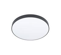 Plafoniera Contemporanea Zubieta A Acciaio Nero Led Integrato 18,8W 2700 6500K