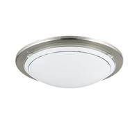 Eglo Planet 1 Lampada da soffitto a 1 luce plafoniera in metallo argentato e
