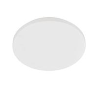 EGLO, Pogliola - Lampada da soffitto a LED, Ø 31 cm, lampada da bagno, in acciaio e plastica, lampada da bagno, colore bianco, bianco neutro, IP44