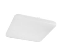 Eglo Pogliola - Lampada da soffitto a LED, con interruttore DIP, cucina, in metallo e plastica bianchi, bianco caldo, neutro, freddo, 43 x cm