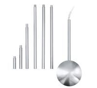 Eglo Prolunga per canalina Extention, guida per cavi in acciaio, cromato, lunghezza da 320 a 1570 mm