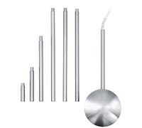 EGLO Prolunga per canalina Extention, guida per cavi in acciaio, cromato, lunghezza da 320 a 1570 mm