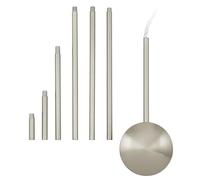 EGLO Prolunga per canalina, guida per cavi in acciaio, nickel opaco, lunghezza da 320 a 1570 mm