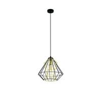 Eglo PUEBLO 1 lampada da tavolo Marrone, Nichel E14 60 W