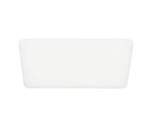 Eglo Rapita - Plafoniera LED, lampada da incasso | quadrata, lampada da soffitto in alluminio e plastica in bianco, faretto da incasso, colore luce bianco caldo, 15,5 x 15,5 cm