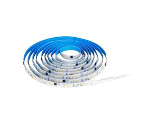 EGLO RGBIC - Striscia LED con effetti luminosi, decorazione per stanze | da gaming e feste, con telecomando, striscia luminosa, colore luce: bianco caldo e RGB, 5 m