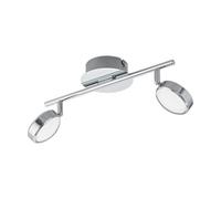 Eglo SALTO Barra da parete/plafone a 4W LED in Acciaio, cromo/plastica, satin