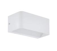 Applique Contemporanea Sania Media 4 Led Alluminio Bianco