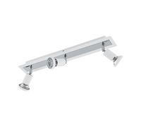 Eglo SARRIA Faretto da Soffitto in Acciaio, 3 Luci, 15 W, Bianco