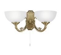 EGLO - Savoy, Interno, E14, Bronzo, Vetro, Metallo, Bianco, Superficie - SPEDIZIONE GRATUITA