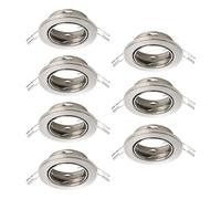 Eglo Set 7 faretti da incasso Agulo, lampada da soffitto