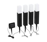 Eglo Set da 4 luci solari da giardino Z_Solar, lampade da sentiero