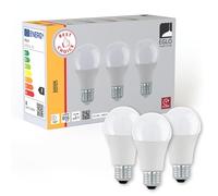 Eglo - Set di 3 lampadine a LED E27, lampadine classica, 8,5 W ciascuna, luce bianca calda, 3000 K, lampadina A60, diametro 6 cm