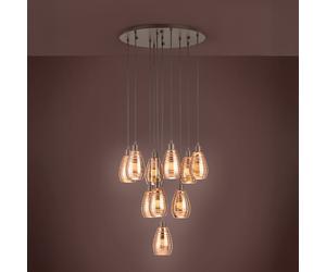 Eglo SIRACUSA lampada a sospensione, E27, 39509, SIRACUSA [Lampade per Interni > Lampade a Sospensione]