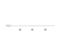 Eglo Sistema di binari ad alto voltaggio Easy Track, set espandibile con 4 faretti da soffitto, binario in alluminio e plastica bianca, lampade con attacco GU10, 192,5 cm