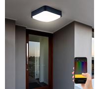 Lampada da Parete per Esterni Giardino Smart Bluetooth Aluguss Porta di Casa LED
