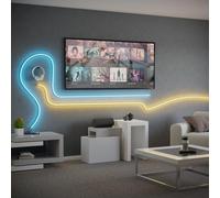 Eglo connect.z Stripe-Z Striscia LED Smart-Home a neon, striscia luminosa, 5 m, configurabile con ZigBee, app e voce via Alexa, colore luce (bianca calda bianca fredda), RGB, dimmerabile