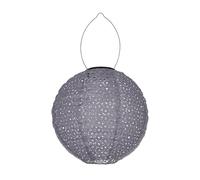 Eglo Solar-Lanterna Z_Solar, lampada solare da esterno, giardino, lanterna sospesa, decorazione balcone in plastica azzurro pastello, luce calda, IP44